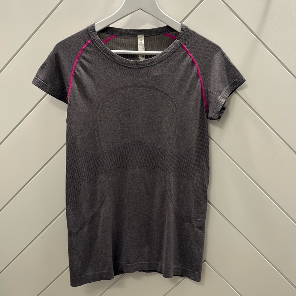 Lululemon Gray Workout Shirt